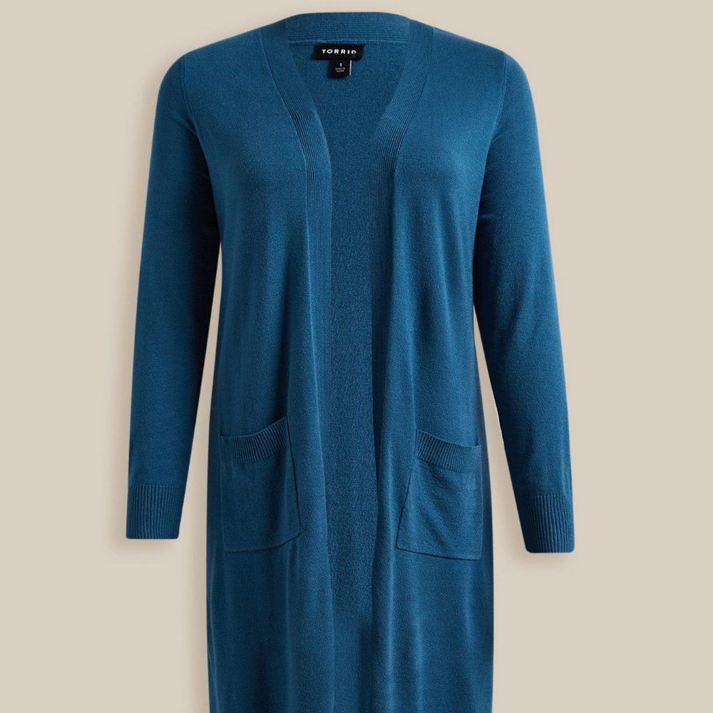 Everyday Soft Duster Open Front Sweater